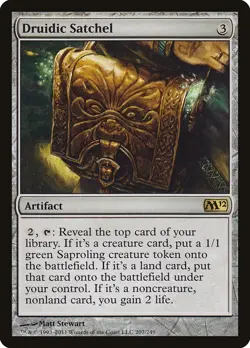 Core Set 2012 Druidic Satchel MTG Magic the Gathering NM - Image 1