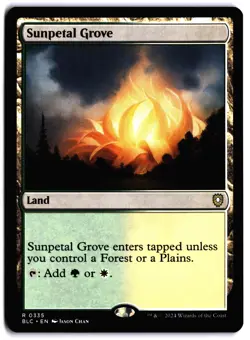 Sunpetal Grove NM BLC Commander: Bloomburrow MTG - Image 1