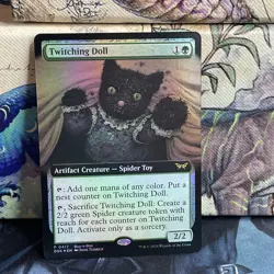 Twitching Doll - Buy a Box Foil Promo House of Horror #0417 NM FOIL - Image 1