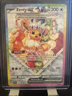 Pokemon TCG Eevee EX Svp 174 Sv: Scarlet & Violet Promo. - Image 1