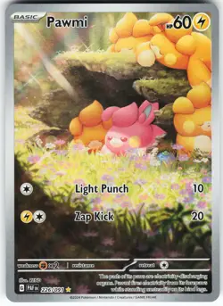 Pawmi - 226/091 Pokemon SV: Paldean Fates Holo Illustration Rare NM - Image 1
