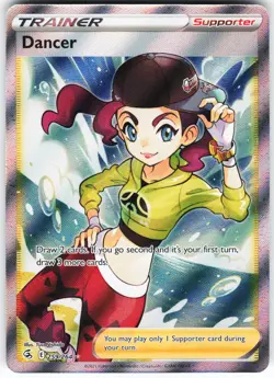 Dancer (Full Art) 259/264 Pokemon SWSH08: Fusion Strike Holo Ultra Rare NM - Image 1