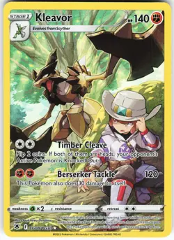 Kleavor TG08/TG30 Pokemon SWSH10 Astral Radiance Trainer Gallery Holo Ultra Rare - Image 1