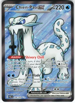 Chien-Pao ex - 236/193 Pokemon SV02: Paldea Evolved Holo Ultra Rare NM - Image 1
