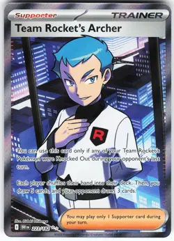 Team Rocket's Archer - 223/182 Pokemon SV10: Destined Rivals Holo Ultra Rare NM - Image 1