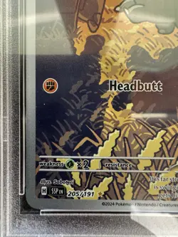 Pokemon Surging Sparks 205/191 Phanpy Illustration Rare PSA 10 - Image 5