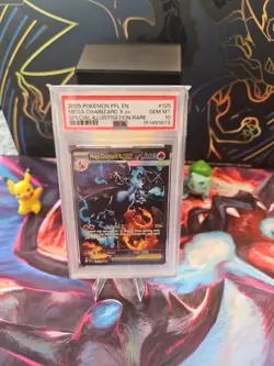 Pokemon TCG Mega Charizard X ex Phantasmal Flames Illustration Rare #125 PSA 10! - Image 1