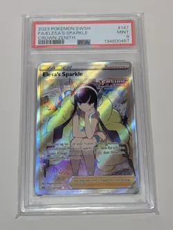 Elesa’s Sparkle PSA 9 #147/159 Pokemon Sword & Shield - Crown Zenith 2023 - Image 1