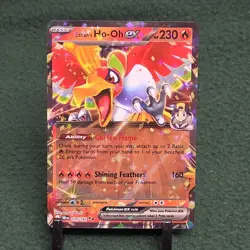 2025 Pokemon Ethan's Ho-Oh ex 039/182 Sv10: Destined Rivals Holo - Image 1