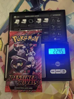 (VERY HEAVY) 22.45g Pokemon TCG Destined Rivals Booster Pack (SEALED) - Image 1