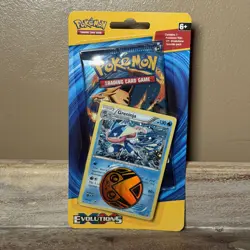 Pokemon TCG XY Evolutions 1 Booster Pack Greninja Promo Coin Sealed Blister - Image 1