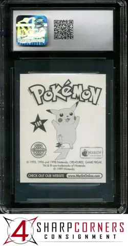 1998 MERLIN POKEMON SERIES 1 #189 IVYSAUR CGC 10 - Image 2