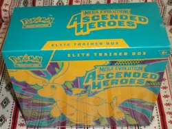 NEW POKEMON TCG: MEGA EVOLUTION- ASCENDED HEROES ELITE TRAINER BOX NISB - Image 1
