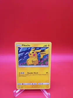Pikachu 2017 Pokemon SM206 Black Star Promo Holo Never Played - Image 1