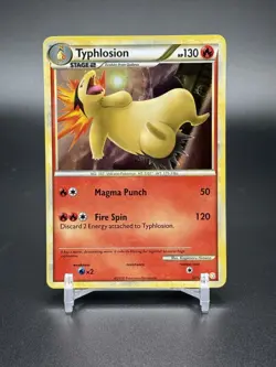 Pokemon TCG Typhlosion Heartgold Soulsilver 32/123 Holo Rare NM - Image 1