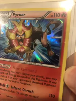 Pokemon TCG Pyroar Phantom Forces 12/119 Holo Holo Rare Near Mint - Image 2