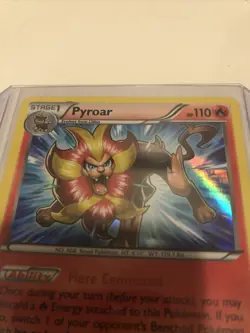 Pokemon TCG Pyroar Phantom Forces 12/119 Holo Holo Rare Near Mint - Image 4