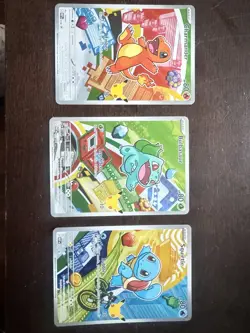 2026 Pokemon 30th First Partner Promos Set Charmander, Squirtle, Bulbasaur NM - Image 1