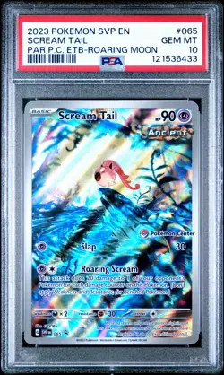 2023 Pokemon Scarlet Violet Scream Tail Pokemon Center Promo #65 PSA 10 GEM MINT - Image 1