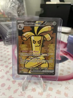 Pokemon Paradox Rift Gholdengo ex 252/182 Special Illustration Rare SIR NM/LP - Image 1