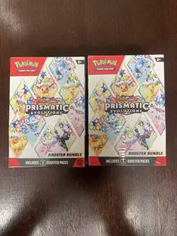 Pokemon TCG Prismatic Evolutions Factory Sealed Booster Bundle Lot Of 2 - Image 1