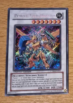 Yu-Gi-Oh! Power Tool Dragon Limited Edition CT06-EN001 Secret Rare Near Mint - Image 1