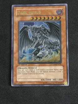 Dark Horus PTDN-EN016 1st Edition Ultimate Rare NM YuGiOh - Image 1