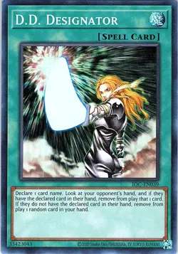 Yugioh: D.D. Designator - IOC-EN039 - Super Rare - Unlimited 25th Anniversary NM - Image 1