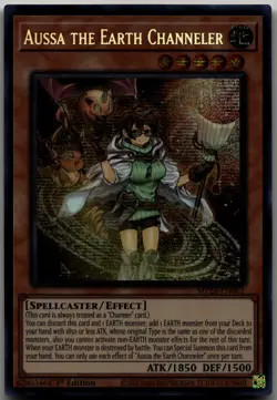 Aussa the Earth Channeler Prismatic Secret Rare 25th Anniversary Tin: Dueling Mi - Image 1