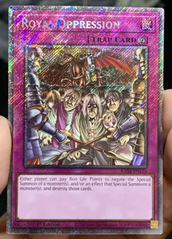 Yugioh Royal Oppression RA04-EN120 Platinum Secret Rare 1st Ed NM w/Tracking - Image 2