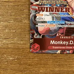 MONKEY D. LUFFY TREASURE CRUISE WINNER PACK VOL.5 ONE PIECE PROMO 2023 - Image 2