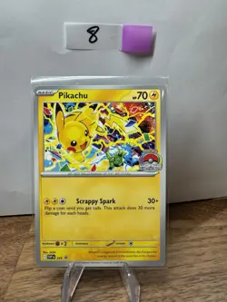 Pikachu Promo 2025 World Championships SVP EN 225 Pokemon Card Worlds - Image 1