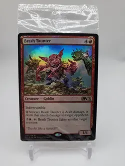 Brash Taunter 133/274 Core Set 2021 Prerelease Promo Foil - NM - Sealed - Image 1