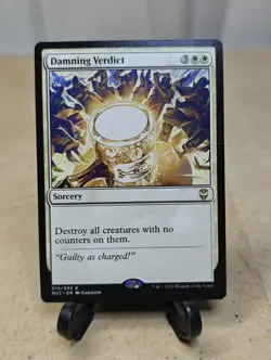 Damning Verdict 015/093 Magic: The Gathering, Streets Of New Capenna Commander - Image 1