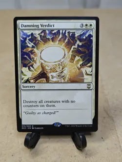 Damning Verdict 015/093 Magic: The Gathering, Streets Of New Capenna Commander - Image 2
