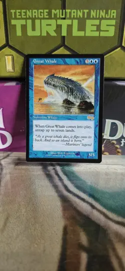 Mtg-Great Whale - Urza's Saga- Regular - Image 1