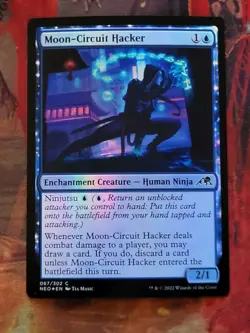 MTG Card : Moon-Circuit Hacker (Kamigawa: Neon Dynasty ) FOIL - Image 1