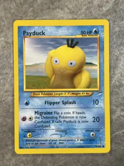 Psyduck 79/105 Pokemon TCG Neo Destiny Regular Vintage Card 2000 (Near Mint) - Image 1