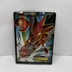Scizor EX 119/122 Holo Full Art XY BREAKpoint Pokemon Card - Image 1
