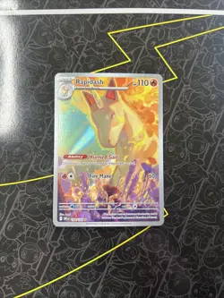 Pokemon TCG Rapidash 189/182 Destined Rivals Illustration Rare NM - Image 1
