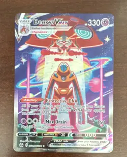 Pokemon Deoxys VMAX GG45/GG70 Crown Zenith Galarian Gallery Ultra Rare Holo - Image 1