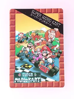 Super Mario Kart Card Banprecard No.24 Banpresto Nintendo 1993 From Japan F/S - Image 1