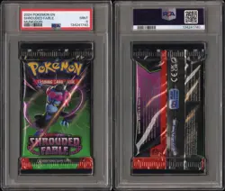 Shrouded Fable Booster Pack Full Art Set (4) - Pokemon PSA 9 SEQUENTIAL - Image 2