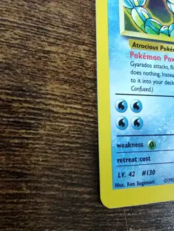 Misty's Gyarados 13/132 Gym Challenge Pokemon Holo Rare - Image 4