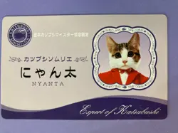 Namennayo Cat Perlorian Cats nyanta CASH Card Japanese Nameneko - Image 1
