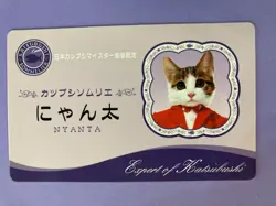 Namennayo Cat Perlorian Cats nyanta CASH Card Japanese Nameneko - Image 3