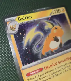 DOUBLE WHOLE SWIRL 🌀💫NM Raichu 026/165 Sam’s Club Promo Cosmos Pokemon Card - Image 3