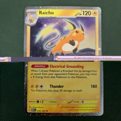 DOUBLE WHOLE SWIRL 🌀💫NM Raichu 026/165 Sam’s Club Promo Cosmos Pokemon Card - Image 4