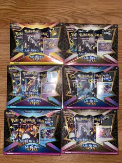 Pokemon Shining Fates Mad Party TCG Bunnelby Galarian Rime Polteageist Dedenne 820650808685 - Image 1