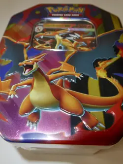 Pokemon TCG Mega Charizard Tin Charizard Y EX Collectors Tin - Image 2